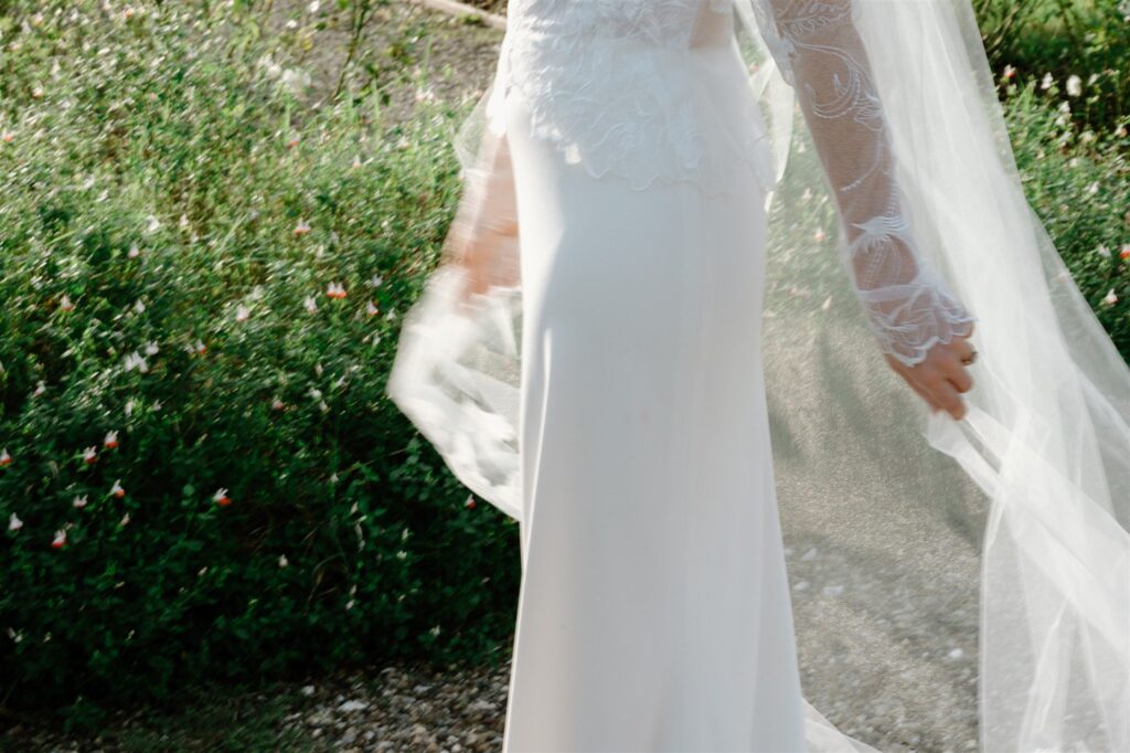 Bride in Chateau Wedding In Normandy